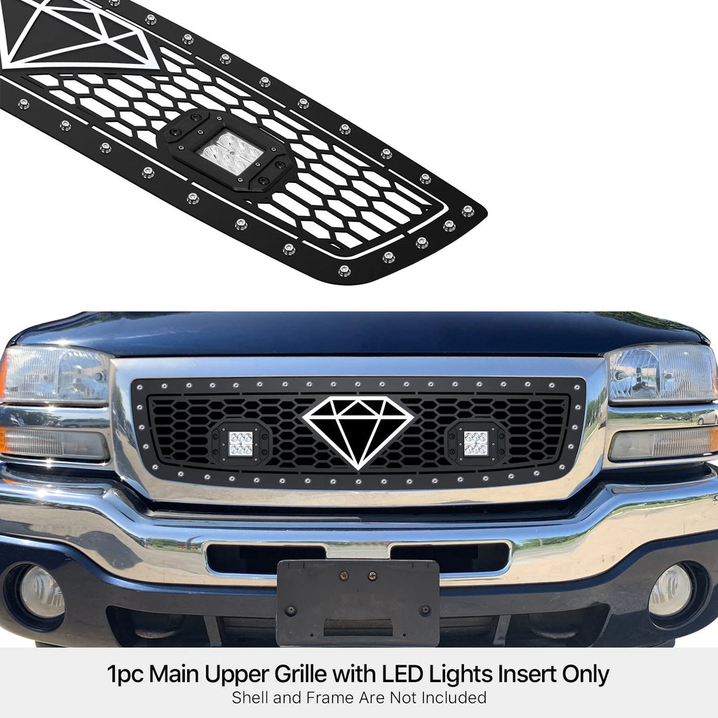 LED Grille Insert for GMC Sierra 1500 (2003-2006)