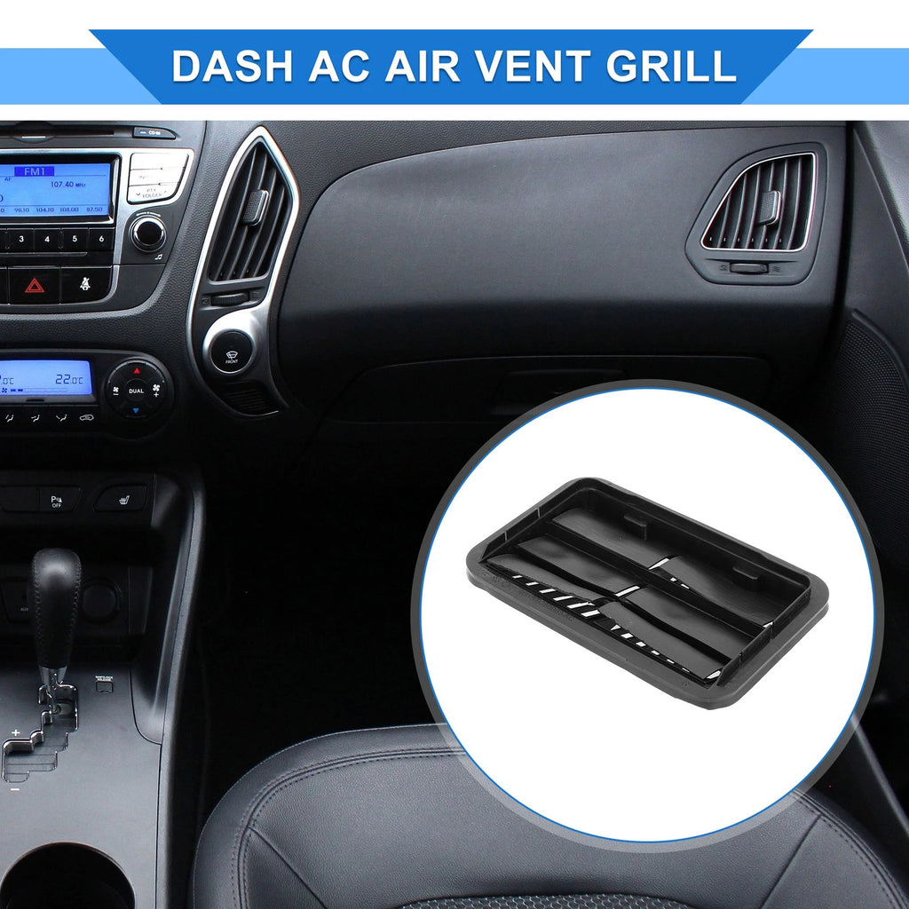 Center Dash A/C Outlet for Ford Fusion (2013–2020) Black Air Vent Panel