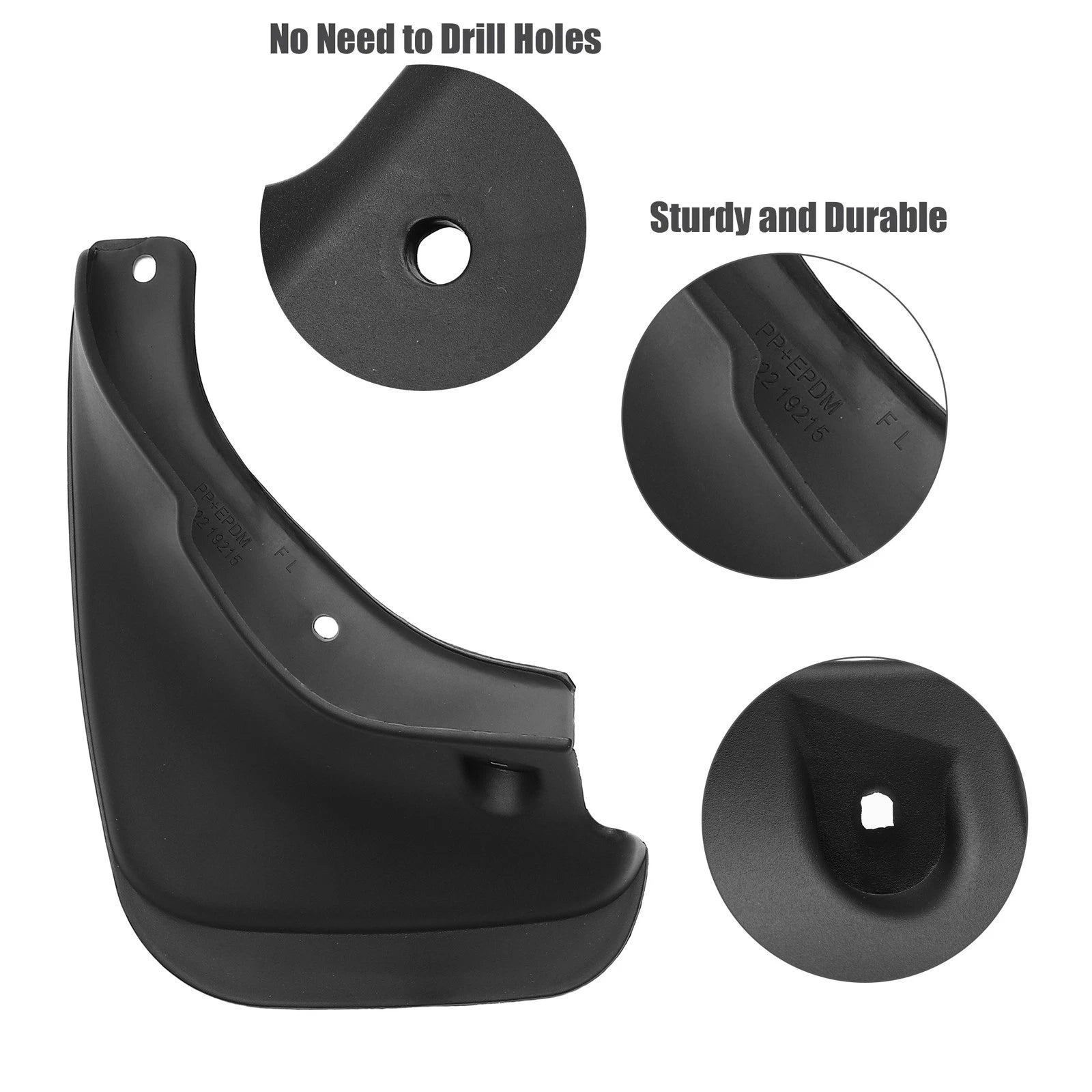 Mud Flaps Splash Guards for Toyota Corolla Sedan (1993–1997)