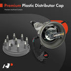 Ignition Distributor with Cap & Rotor for Ford E-150, F-150, F-250