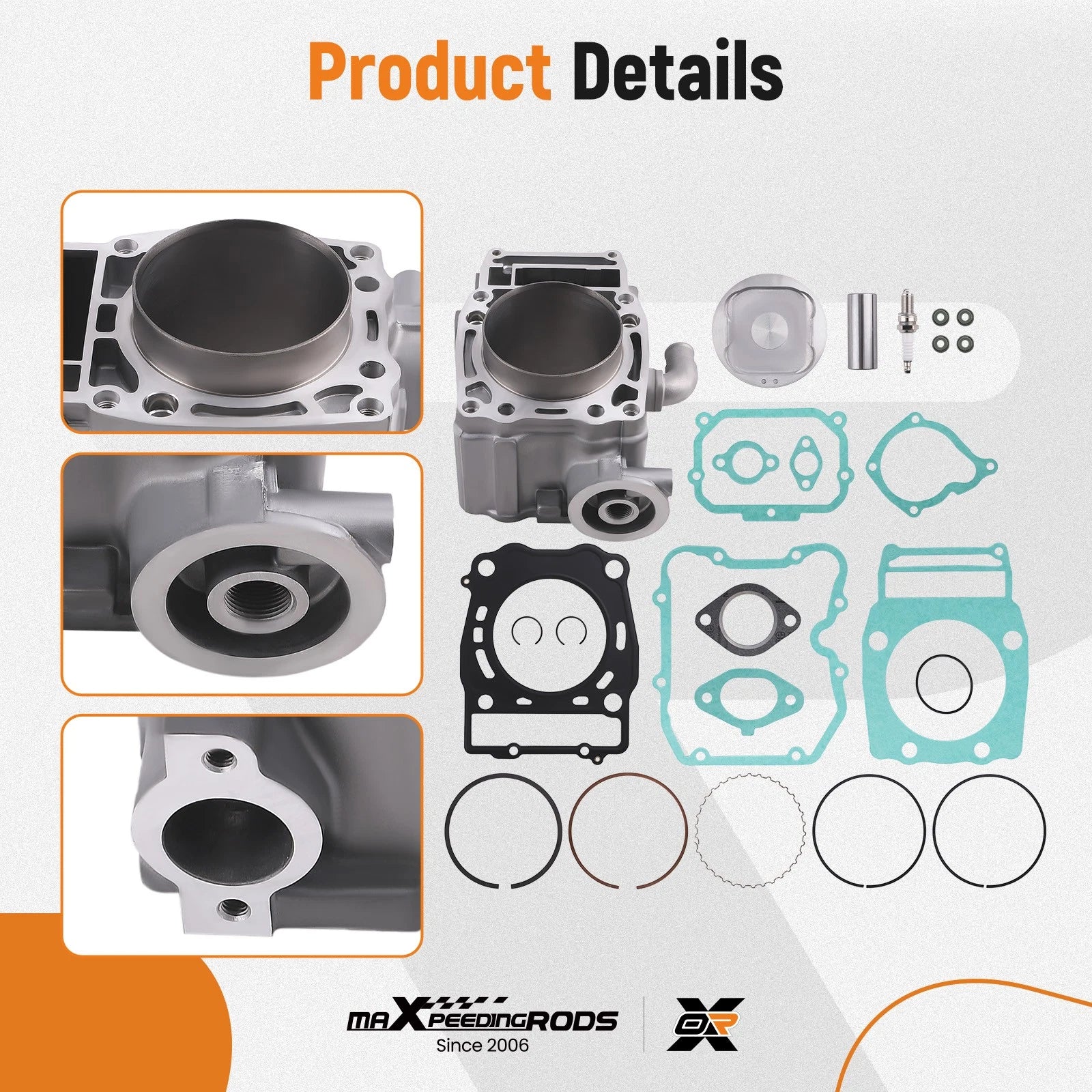 92mm Bore Cylinder & Piston Kit for Polaris Sportsman 500 (1996–2013)