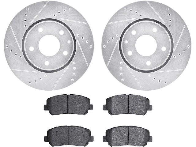 Front Brake Pad and Rotor Kit for Mazda CX-5 (2016–2022) RY847VJ
