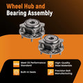 2pc Front Wheel Bearing Hub for Lexus GX470/GX460 (2003–2021) 43570-04011 BM500007