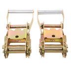 2X 3333 Lbs Ratchet Handle with Buckle 2 Inch for Tie Down Straps