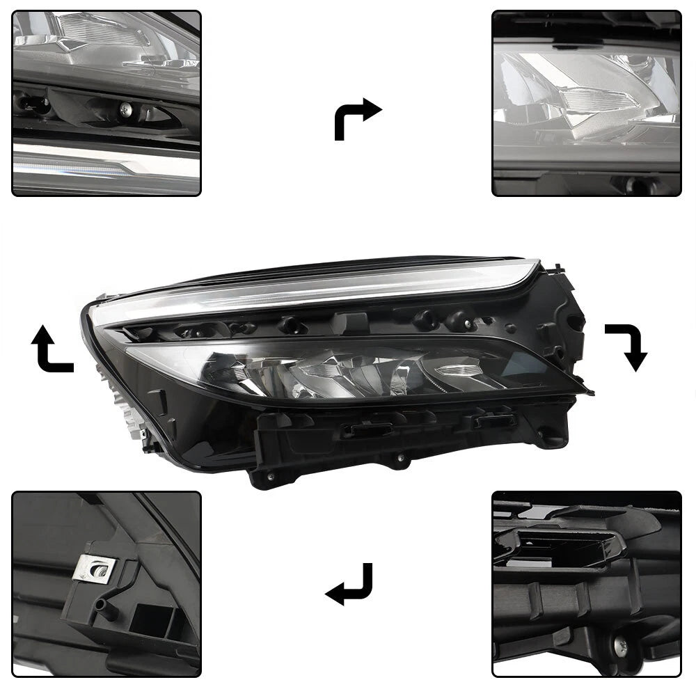 LED Headlight Chrome Clear Lens for Chevy Equinox LT | RS (2022–2023)