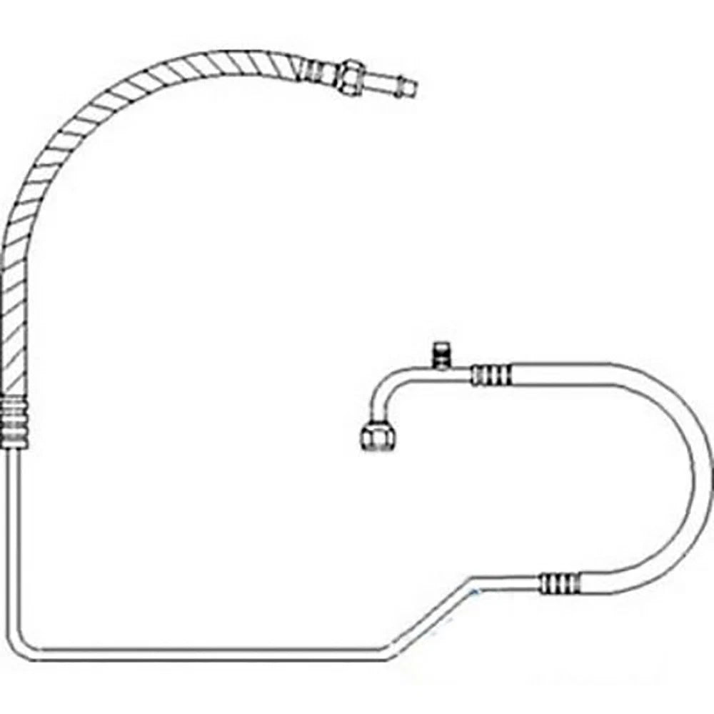 Compressor to Condenser Line for John Deere 4050, 4055, 4250 (Fits A-RE57341)