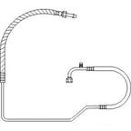 Compressor to Condenser Line for John Deere 4050, 4055, 4250 (Fits A-RE57341)