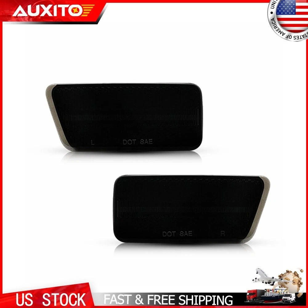 Smoked Rear White LED Side Marker Lights for Ford Bronco Sport (2021–2023)
