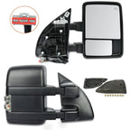 Power Heated Smoke Signal Tow Mirrors for Ford F250-F550 Super Duty (2008–2016)