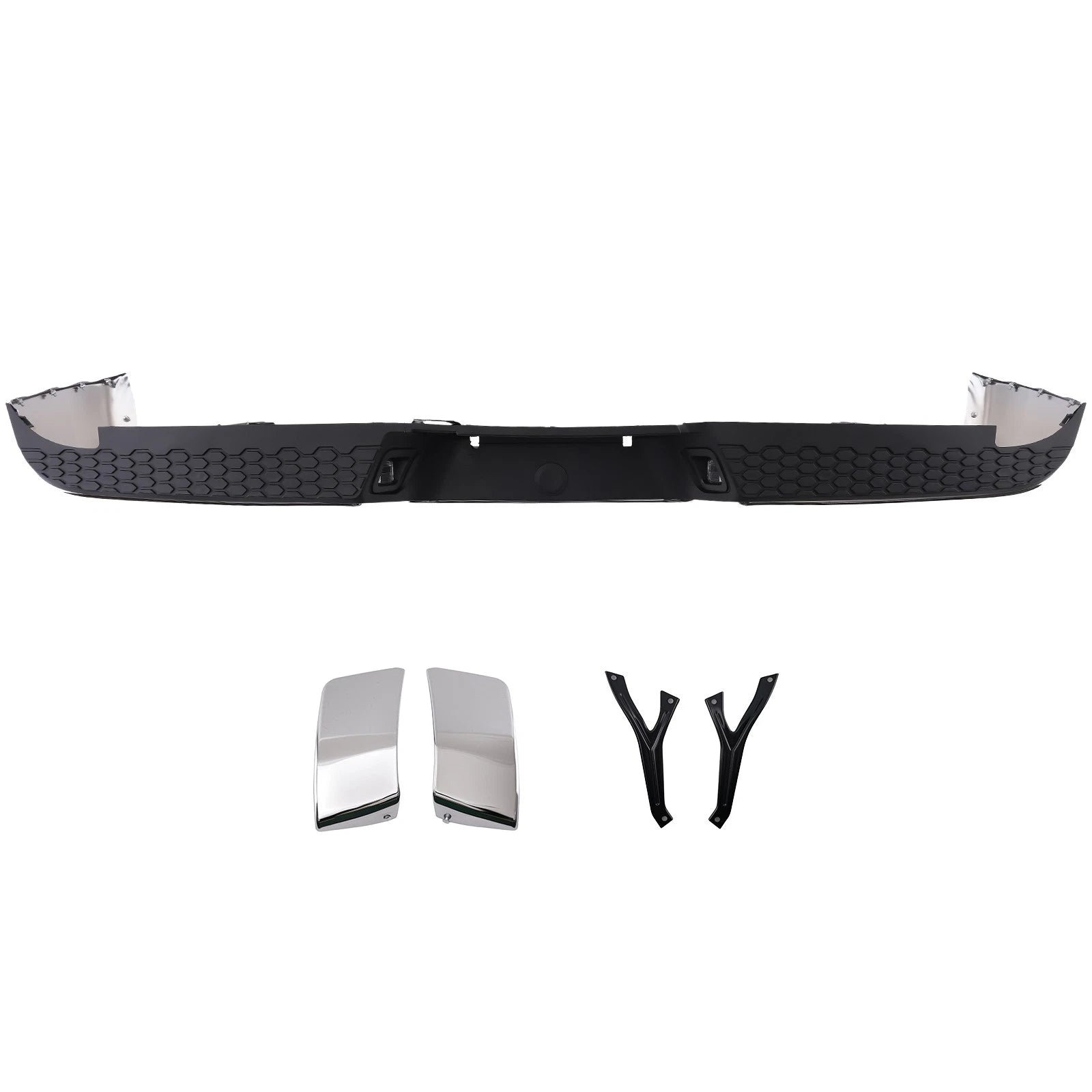 Rear Bumper Assembly for Dodge Ram 1500 (2009–2018) 68049781AB Chrome Steel
