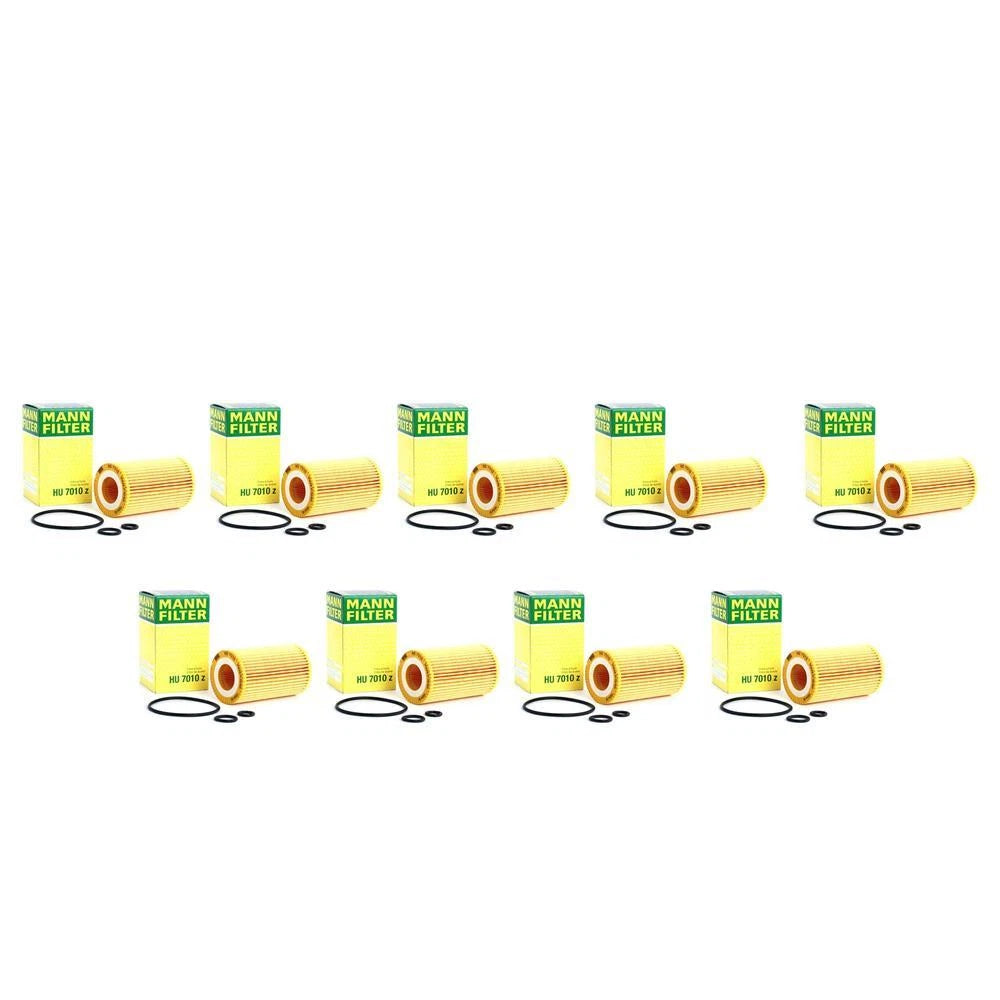Set of 9 Cartridge Engine Oil Filters for Freightliner Mercedes