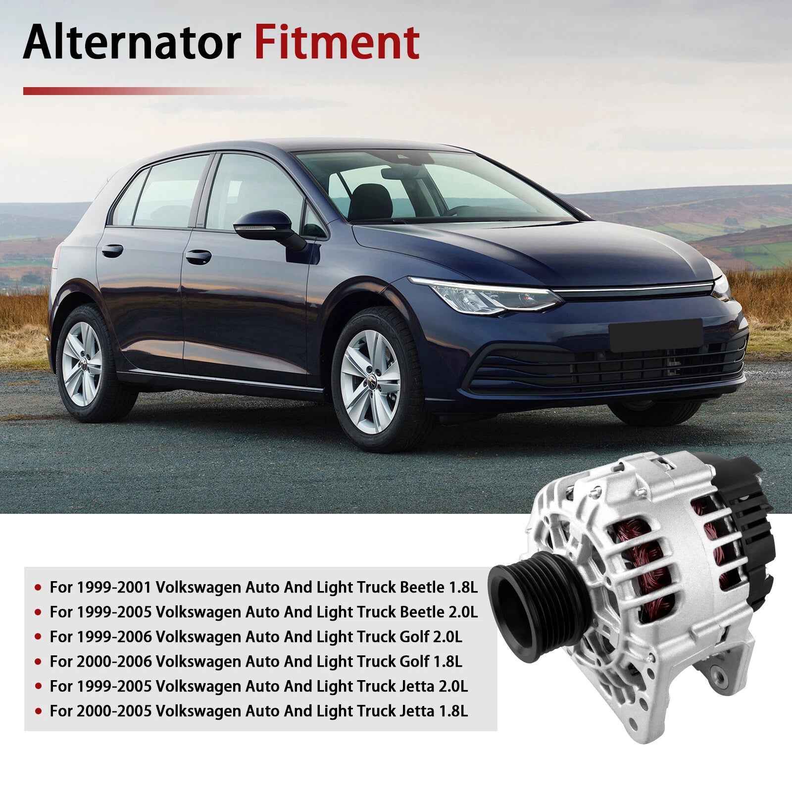 Alternator for Volkswagen Beetle (1999-2001)