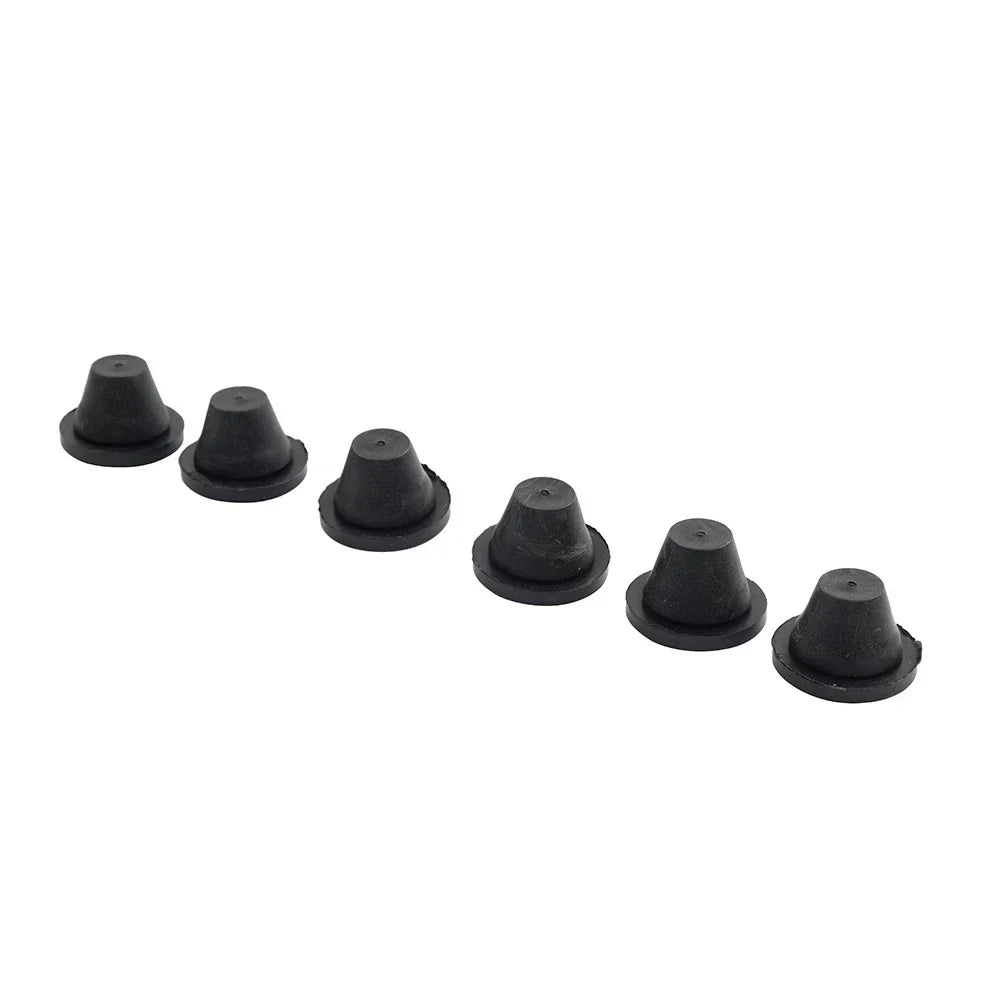 6 x Rubber Side Cover Grommets for Harley Touring Road King Electra Glide (1996-2007)