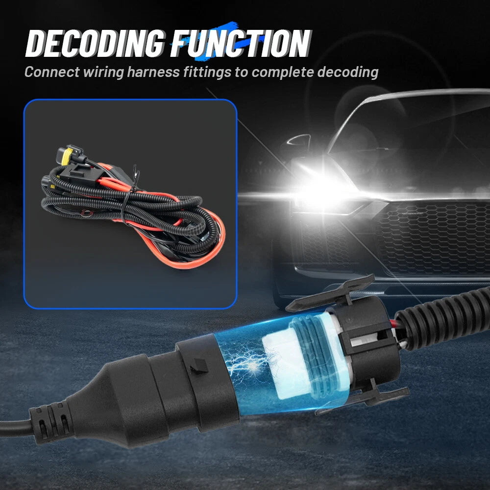 2X NOVSIGHT 9006 HB4 LED Headlight Bulbs for High/Low Beam (50000LM)