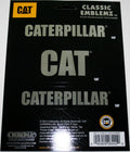 Set of 3 Chrome Stickers for Caterpillar Cat Truck