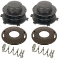 2X Trimmer Head Spool, Cover & Spring for Stihl (Replaces 0000-997-1501)