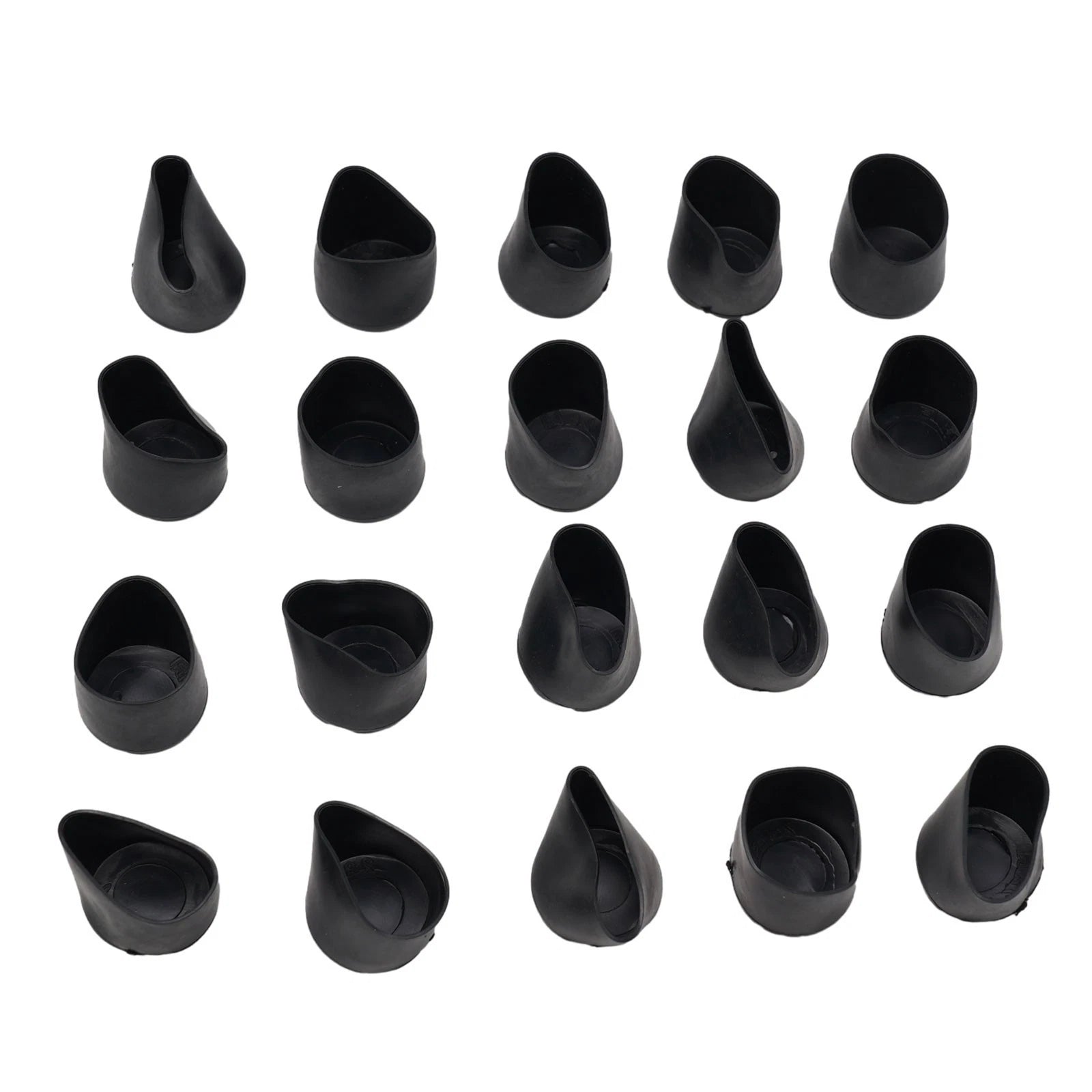 Chair Leg Caps Set of 4 - Anti-Scratch Anti-Slip Black