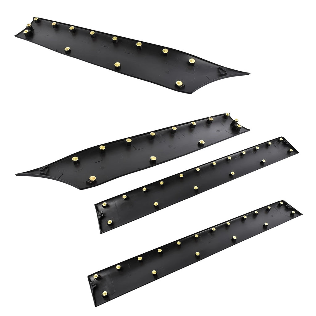 Set of 4 Door Trim Lower Moldings for Mercedes Sprinter 3500 (2019–2023)