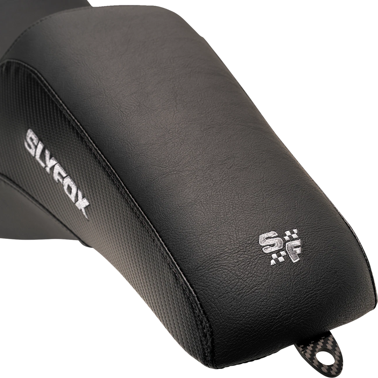 Drifter Seat for FL (2008–2023) - Gray Logo, Smooth Vinyl, Carbon Fiber