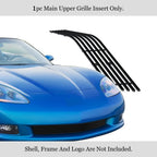 Stainless Black Grille Insert for Chevy Corvette C6 Z06 (2006-2010)
