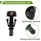 Windshield Washer Nozzle Set with Hose Connector for Nissan (No. 289317S000)