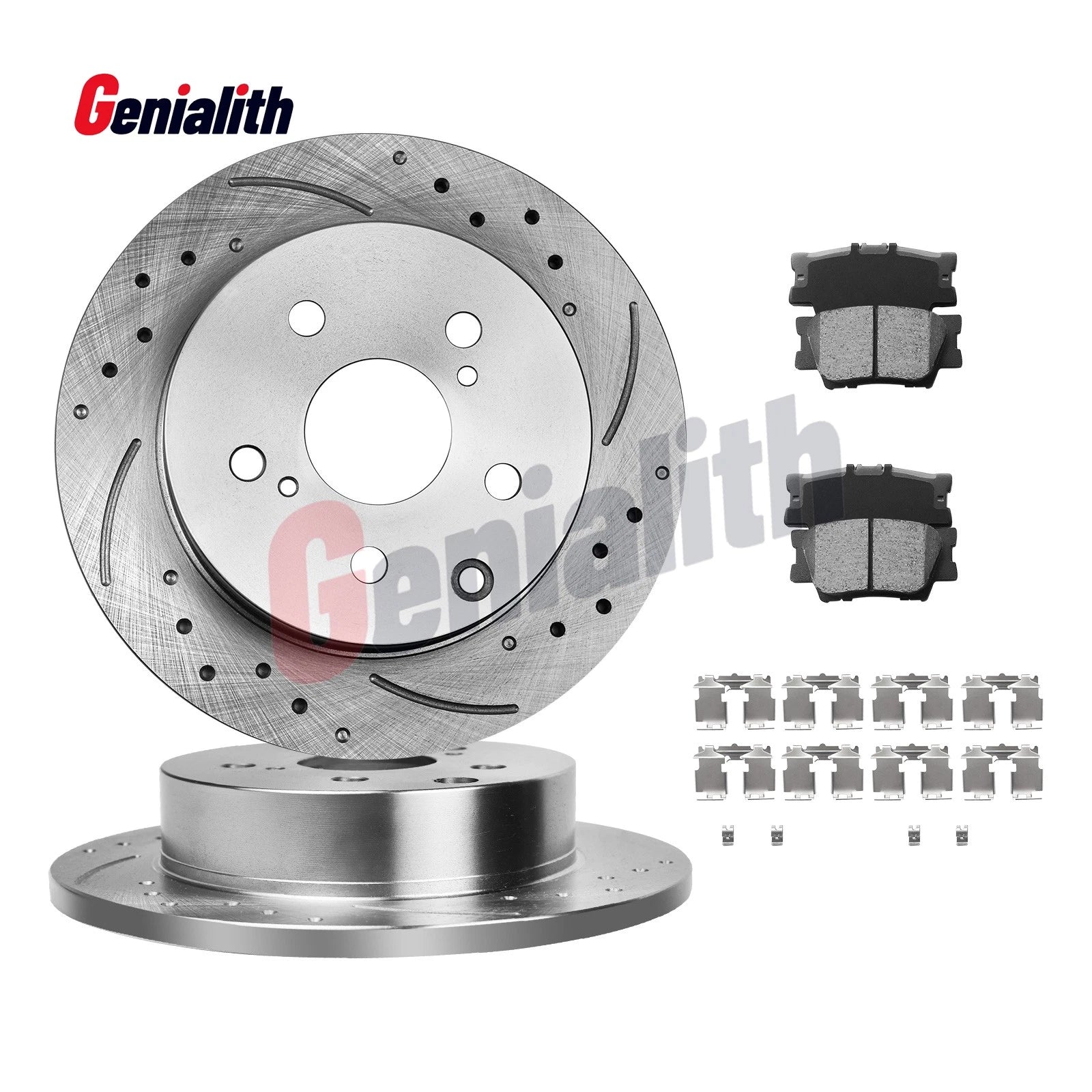 Rear Brake Rotors & Pads for Toyota RAV4 (2006–2018), Lexus HS250h (2010–2012)