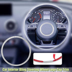 Steering Wheel Trim Ring for Audi A6 S3 RS5 A5 (Silver Tone)