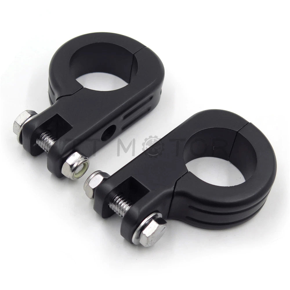 1.5" Bar Engine Crash Foot Peg Mount Footrest for Harley (Fits )