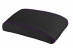 Console Lid Pull Over Cover Leather for Subaru Impreza (2000–2007) Purple Stitch