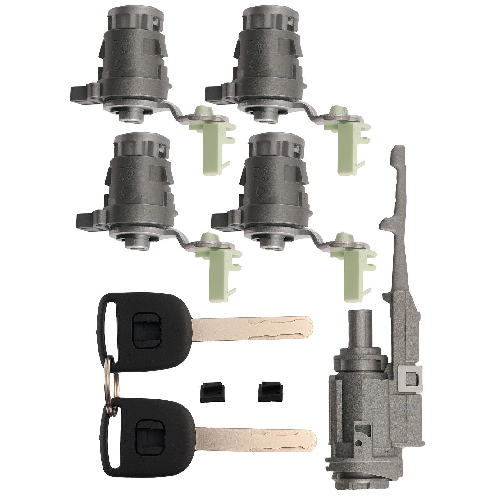 Ignition Switch Cylinder Door Lock & Keys for Honda Civic CR-V