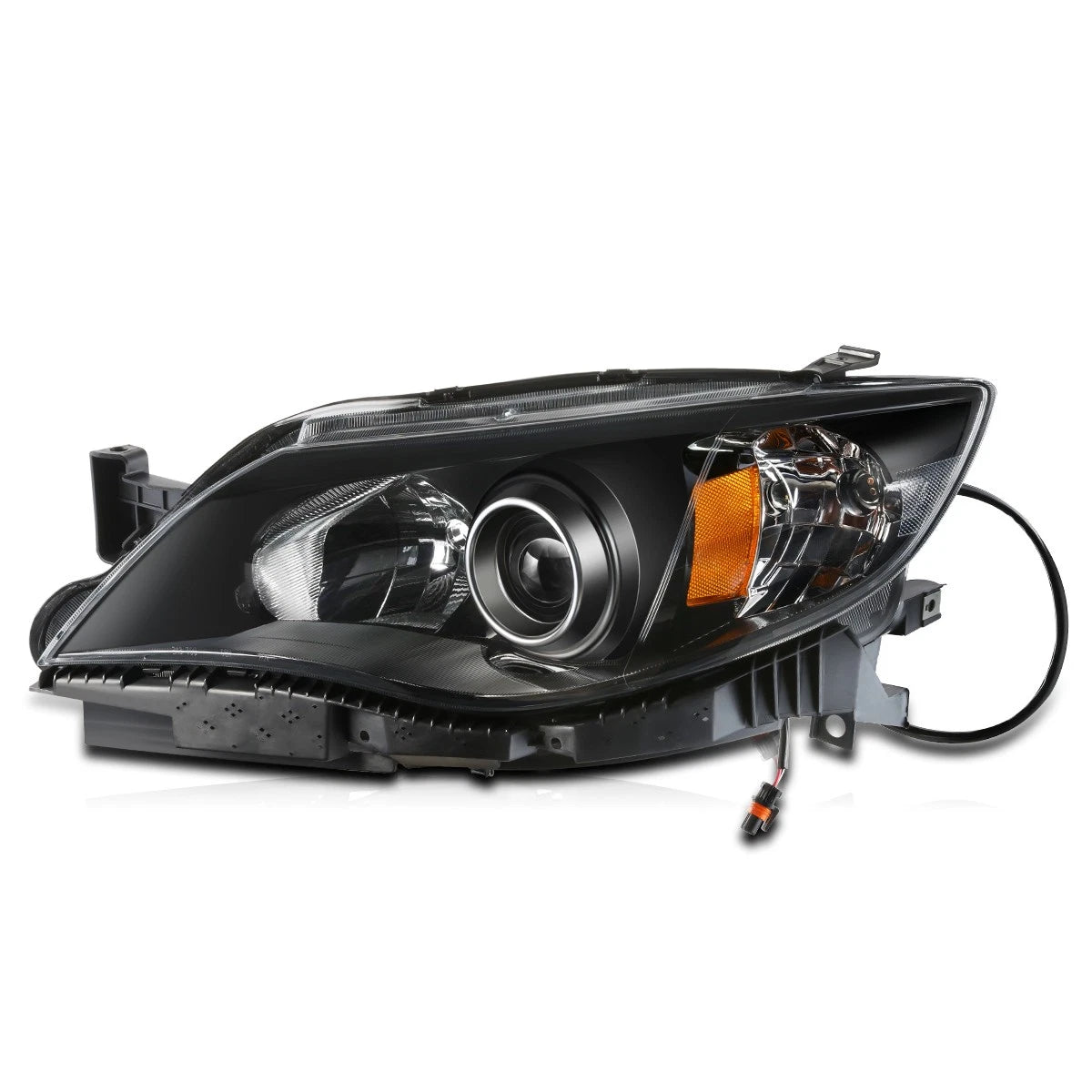 Projector Headlight for Subaru Impreza (2008–2011) - Driver Side, Black Housing