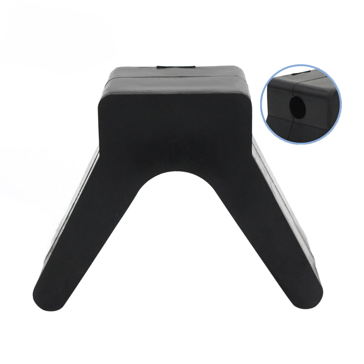 2" V-Style Bow Stop for Boat Trailer (Non-Marking)