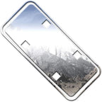 License Plate Bezel Surround Replacement Stainless for Lincoln MKZ (2006–2008)