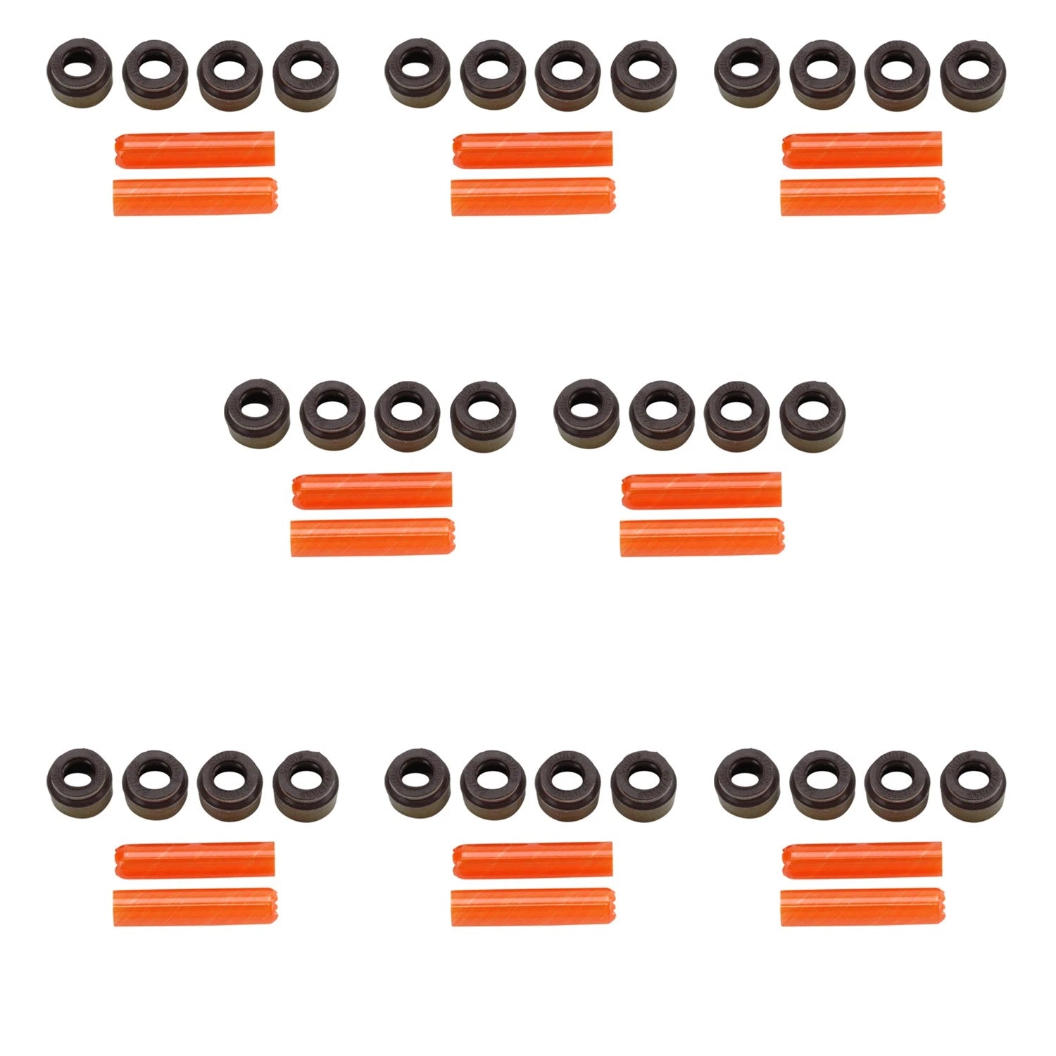 8pc Engine Valve Stem Oil Seal Set for Mercedes W220 S430 S500 S55 AMG R129 SL500