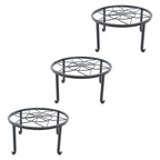 Set of 3 Heavy Duty Plant Stands for Flower Pots 9"