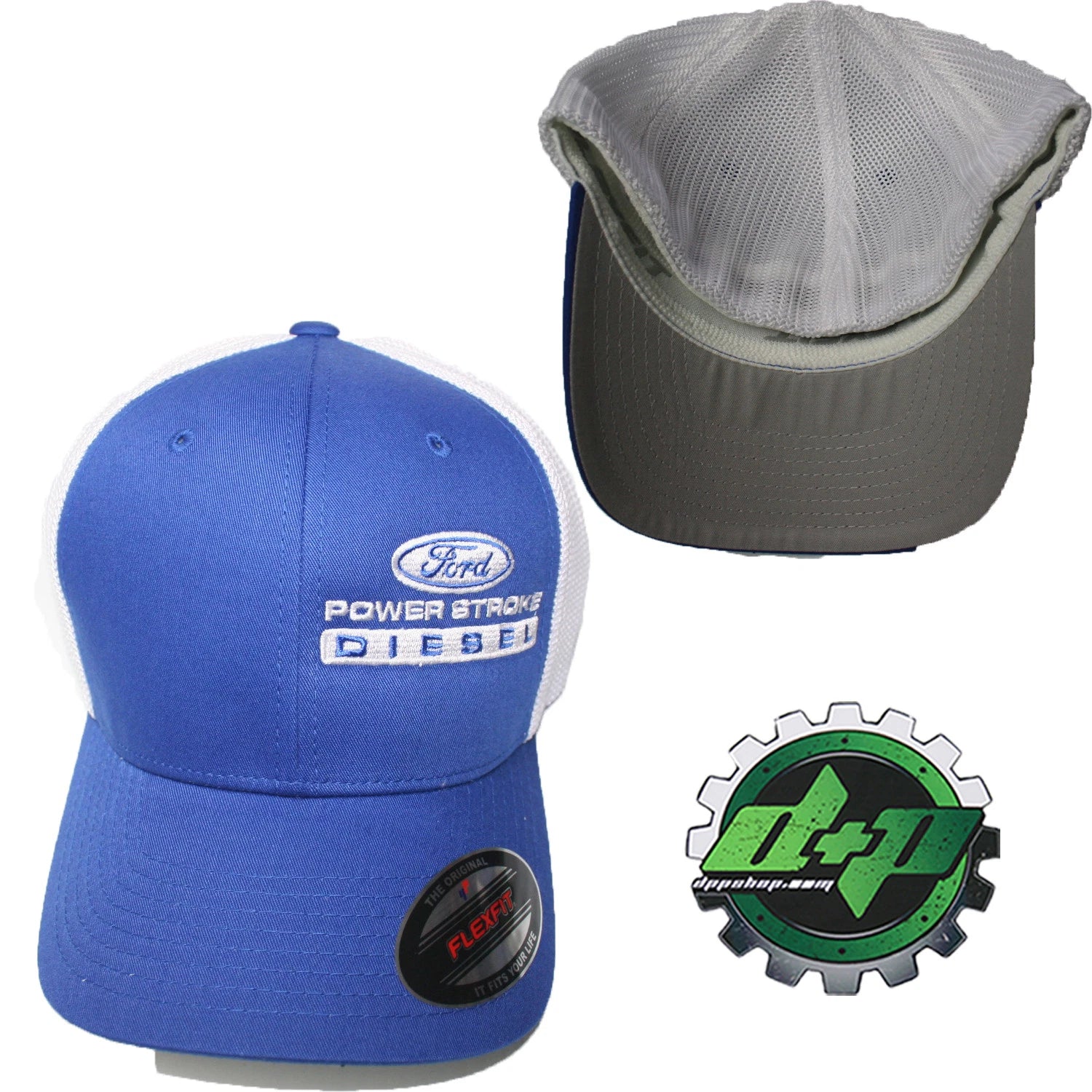 Powerstroke Mesh Summer Hat for Ford Trucks (Fitted Flexfit)