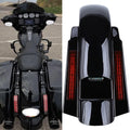 CVO Rear Fender Stretched Extended with LED Light for Harley Road Glide (1993–2008)