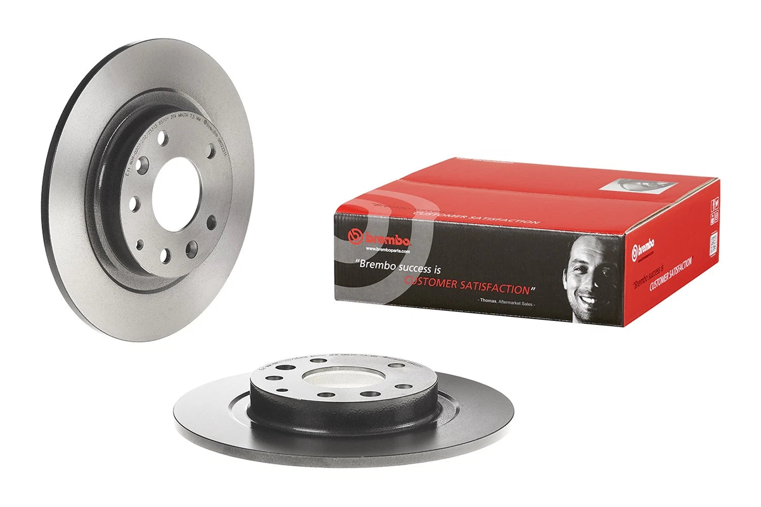 Brembo 281mm Coated Brake Disc Rotor for Mazda CX-3 (2016–2018)