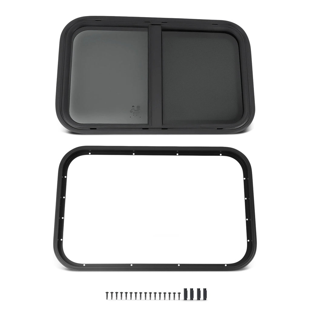 24" x 15" Horizontal Window for RV Camper Trailer Food Truck (Fits Various)