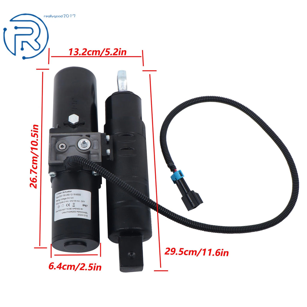 Actuator for John Deere Gator M-GATOR 625i 825i 855D (2010-2018)