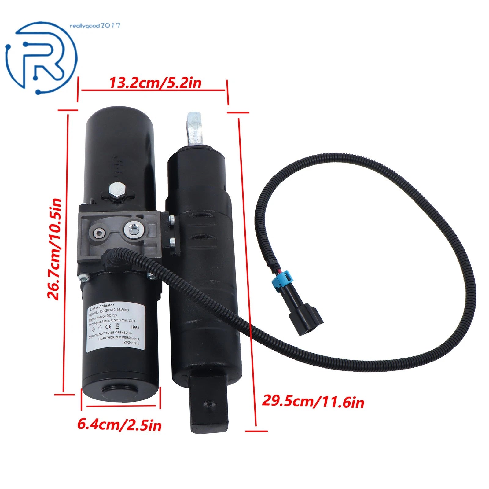Actuator for John Deere Gator M-GATOR 625i 825i 855D (2010-2018)