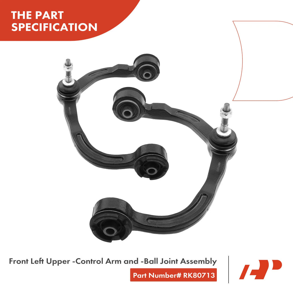 Set of 4 Front Upper Control Arms with Ball Joints for Ford Expedition
