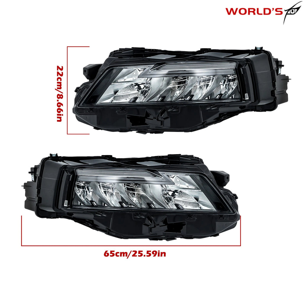 Full LED Headlight Assembly for Nissan Rogue S (2021–2023) Black