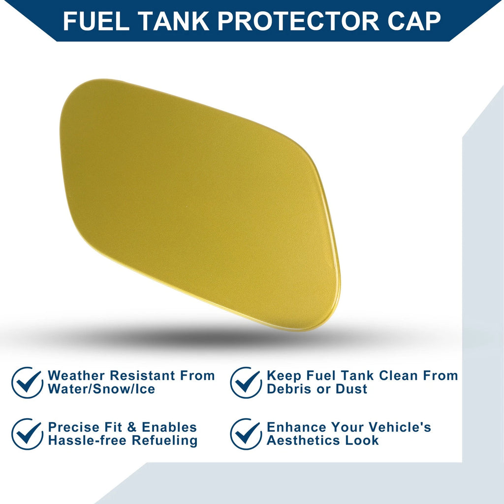 Fuel Tank Door Cap for Volkswagen Golf (2014–2018) Gold Tone
