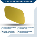 Fuel Tank Door Cap for Volkswagen Golf (2014–2018) Gold Tone
