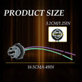 Universal Pigtail Wire Female Socket 7440 Harness for Front Turn Signal Light