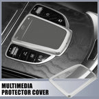 TPU Media Multimedia Protector Cover for Mercedes-Benz GLC (2016–2019) Silver