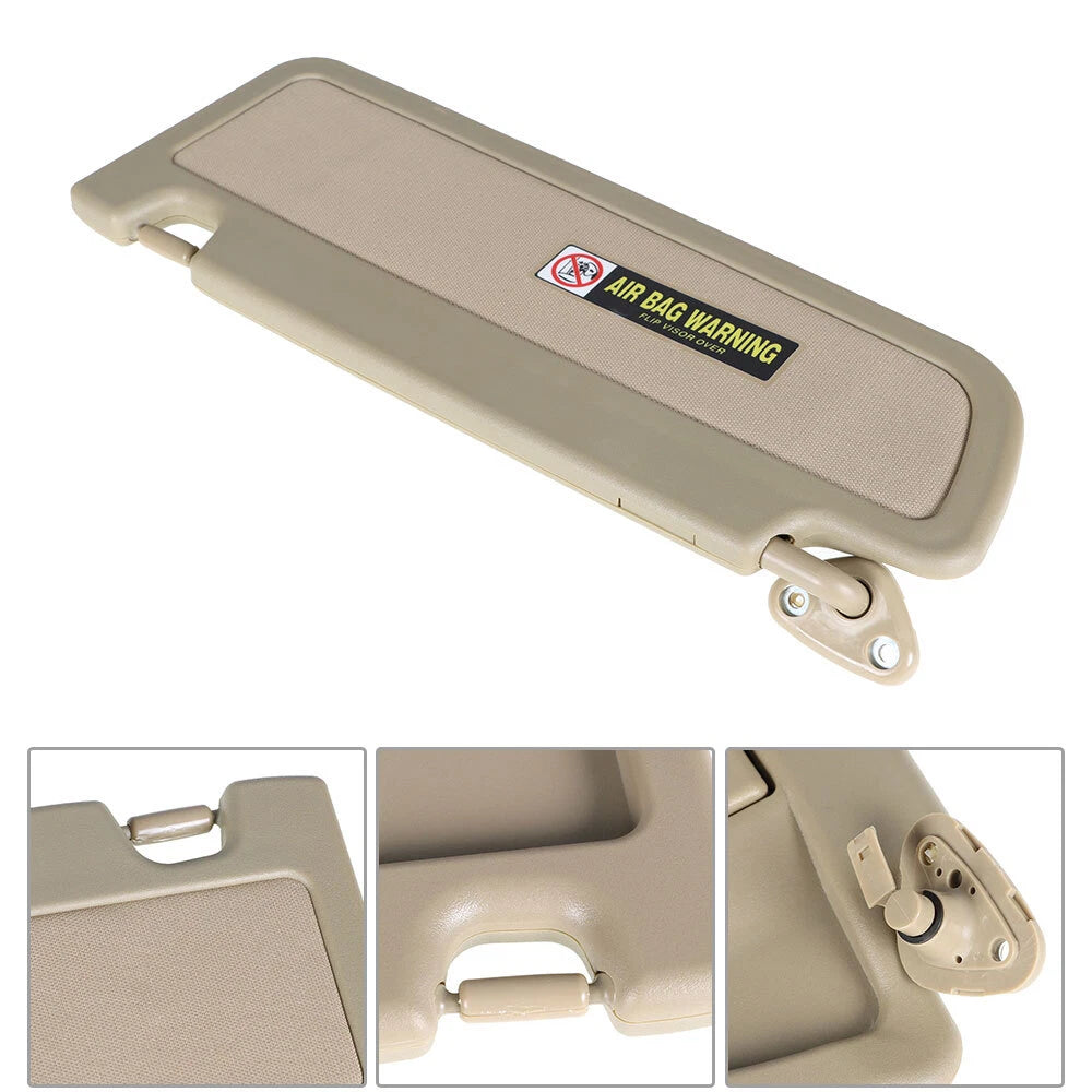Right Side Sun Visor for Honda Civic (2006–2011) Beige
