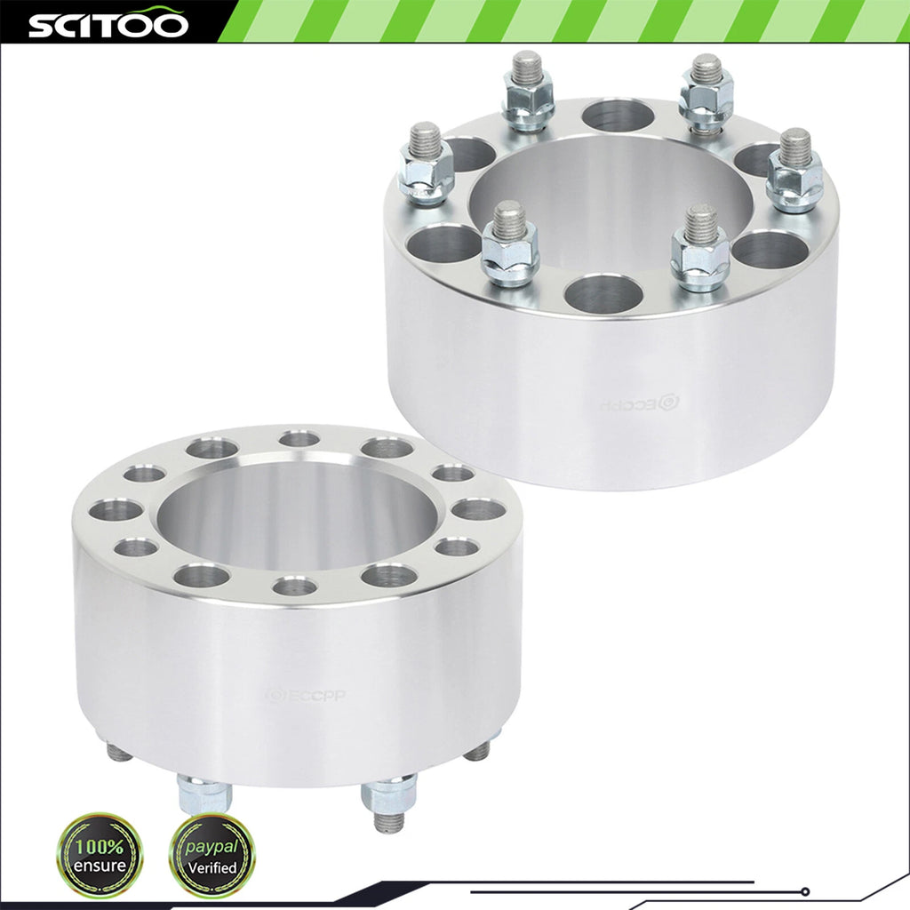 2X 3" Wheel Spacers 6x5.5 for Toyota Tacoma, Sequoia, Chevy Colorado