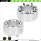 2X 3" Wheel Spacers 6x5.5 for Toyota Tacoma, Sequoia, Chevy Colorado
